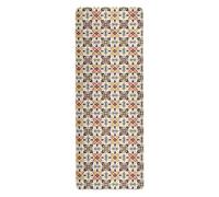 Bohemian Retro Art hot yoga mat for gym printed, non slip, hot yoga mat towel non slip grip with bag tapete para ejercicio 71x26 inches