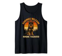 Bohemian Shepherd Bohemies Welcome Humans Tolerated Tank Top