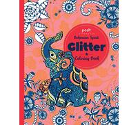 Bohemian Spirit Glitter Coloring Book (Posh)