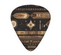 Bohemian style 12 Piece Guitar Pick Set Durable Non Slip Different Sizes for Electric Guitar Acoustic Guitar Ukulele