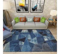 Bohemian Style Carpet - Retro Patchwork Woven Decorative Floor Mat for Bedroom and Living Room