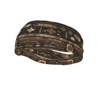 Bohemian Style Pattern Sports Sweatband Headscarf Head Bands For Women Men Suitable For Running Yoga Fitness Football