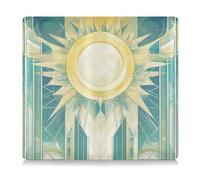 Bohemian Tarot Astrology Color Star Moon Leather Registration and Insurance Card Holder Truck Accessories for any Car, Truck, Motorcycle, Trailer or Boat, Bohemian Tarot Astrology color star Moon, One