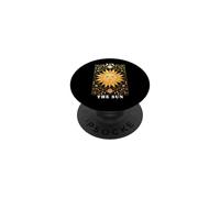 Bohemian Tarot Card The Sun Spiritual Artwork Fire Element PopSockets Adhesive PopGrip