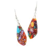 Bohemian Teardrop Stone Drop Earrings 1 Pair for Women