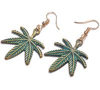 Bohemian Vintage Dangle Earrings Maple Leaf Earrings Statement Leaf Earrings Thanksgiving Jewelry