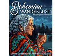 Bohemian Wanderlust Coloring Book: A Free-Spirited Coloring Pages Through Artistic Boho Culture, Vintage Vibes, and Nature-Inspired Designs to Color and Unwind