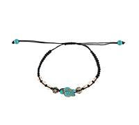 Bohemian White Turquoise Turquoise Turtle Stretchy Bracelet Aesthetic Jewelry, one size, Turquoise, No Gemstone
