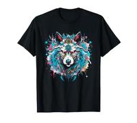 Bohemian Wolf Mandala Spirit Animal Indigenous Hippie T-Shirt