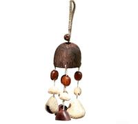 Bohemian Wooden Wind Chime 30cm Natural Shell