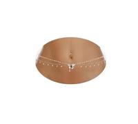 Bohend Layered Rhinestone Waist Chain Silver Butterfly Belly Chains Crystals Belt Jewelry Body Chain Adjustable Accessories for Women and Girls