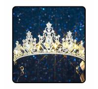 Bohend Silver Crown for Women Girl Princess Crystal Tiara Quinceanera Rhinestone Coronas Headband Bridal Hair Accessory, metal Crystal