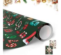 BOHEYITATA 67 Meme Christmas Gift Wrap, Wrapping Paper Roll, Novelty Gift Wrap with Fun Internet Humor Designs, Wide Tear-Resistant Holiday Wrapping Paper for Adults, Teens, Birthdays & Xmas Gifts