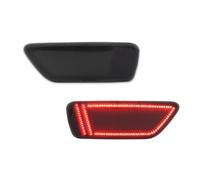 BOHHO Rear Bumper Reflectors For Jeep For Grand For Cherokee For Compass Rear Bumper Reflector LED Lights Tail/Brake Light Fog Light Reflector(Dark gray)