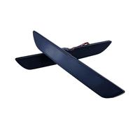 BOHHO Rear Bumper Reflectors For Mustang 2015-up Black Lens LED Side Marker Rear Bumper Reflector Light Fog Light Reflector