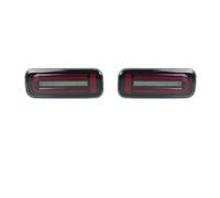 BOHHO Rear Bumper Reflectors For Suzuki For Jimny JB43 2007-2017 Rear Reversing Running Light Brake Dynamic Turn Signal Car LED Tail Light Taillight Fog Light Reflector(Red clear)