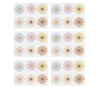 BOHIAMAN DAISY DECALS - Flower Wall Stickers | Home Charges Multifunctional Floral Stickers | Daisy Wall Decals for Doors Bathrooms Bedrooms Nursery Classroom
