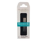 Bohin APPLIQUÉ LONG NEEDLES N°10, black