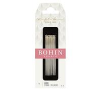 Bohin BH00618 Milliners/Straw Needles No 7, Metal, Silver, 0.1 x 0.1 x 5 cm