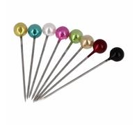 Bohin - Bohin Coloured (30 x 0.60mm) Pearl Head Pins - 70 Pieces