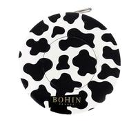 BOHIN France - BOHIN France Safari Collection ABS Housing (150cm) Cow Print Automatic Retractable Winding Tape Measure - 1 Piece