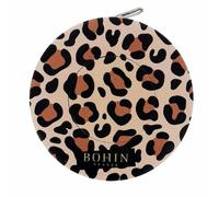 BOHIN France - BOHIN France Safari Collection ABS Housing (150cm) Leopard Print Automatic Retractable Winding Tape Measure - 1 Piece