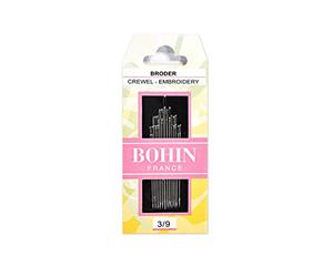 Bohin France Crewel Embroidery Needles Sizes 3/9