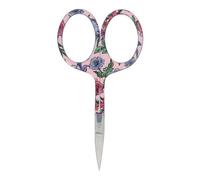 BOHIN France Display Blossom Scissors-Floral Patterns, for Embroidery and Crafting Projects, Steel, Pink, 9cm