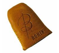 BOHIN France Leather Thimble - Embroidery Thimbles for Hand Sewing Projects, Brown, Size M - 1 Piece