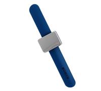 BOHIN France Magnetic Pin Bracelet - Silicone Flip Bracelet for Sewing Projects, Stainless Steel, Blue, 24 x 3cm - 1 Piece
