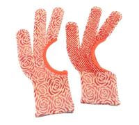 BOHIN France Quilting Gloves - Fatigue-Free, Gripping Gloves for Machine Quilting Projects, Nylon, Pink, Size S - 1 Pair