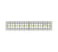 BOHIN France Quilting Ruler with Centimetres Marking - Patchwork Ruler for Quilting and Sewing Projects, 10 x 2cm - 1 Piece