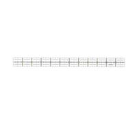 BOHIN France Quilting Ruler with Inches Marking - Patchwork Ruler for Quilting and Sewing Projects, 12 x 1" - 1 Piece