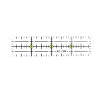 BOHIN France Quilting Ruler with Inches Marking - Patchwork Ruler for Quilting and Sewing Projects, 4 x 1" - 1 Piece