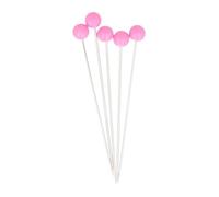 BOHIN France Round Head Pins - Nickel-Plated, Sharp Point Pins for Sewing and Knitting Projects, Steel, Fuchsia, 42 x 0.55mm - 100 Pieces