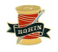 BOHIN France Vintage Needle Minder - Thread Bobbin Design, Magnetic Minder for Sewing or Embroidery Project - 1 Piece
