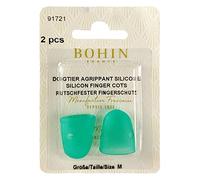 Bohin - Green (Medium) Rubber Thimble - 2 Pieces