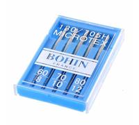 Bohin Microtex Machine Needles 5 Pieces 60-80 Steel Sewing Accessory