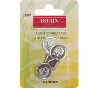Bohin Needle Threader Pack of 3, Metal, Silver, 1 x 7 x 9 cm