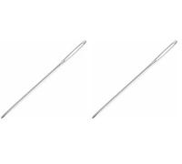 Bohin Needles, Metal, Silver, No.22 (Pack of 2)