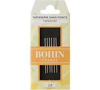 Bohin Needles, Metal, Silver, No.28