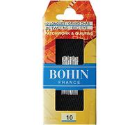 Bohin - No.10 Betweens Large Eye Quilting Needles - 20 Needles, Silver