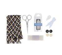 Bohin Sewing Kit for Men's Clothing, Silver and Black, 1 Piece