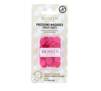 Bohin Snap Fasteners, Fuchsia, 13mm