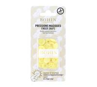 Bohin Snap Fasteners, Yellow, 13mm