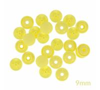 Bohin Snap Fasteners, Yellow, 9mm
