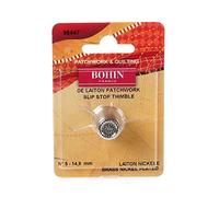 Bohin THIMBLE QUILTERS NICK.PLATED BRASS Small Nø5 Blx1
