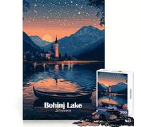 Bohinj Lake Slovenia Jigsaw 1000 Pieces for Teenagers Cognitive Workout Gentle Engagement No Rough Edges Meaningful Gift (38X26CM)