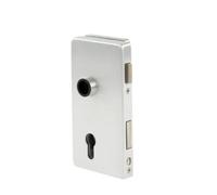 Bohle Alea Glass Door Lock Profile Cylinder, Din Left, 10 mm, Aluminium Colour C0