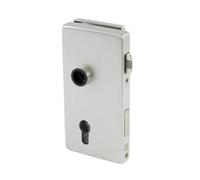 Bohle Alea Glass Door Lock Profile Cylinder, Din Left, 8 - 10 mm, Aluminium Colour C0